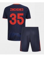 Nottingham Forest Oleksandr Zinchenko #35 Vieraspaita Lasten 2025-26 Lyhythihainen (+ shortsit)